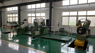 The 2nd slitting line was installed by our customer.